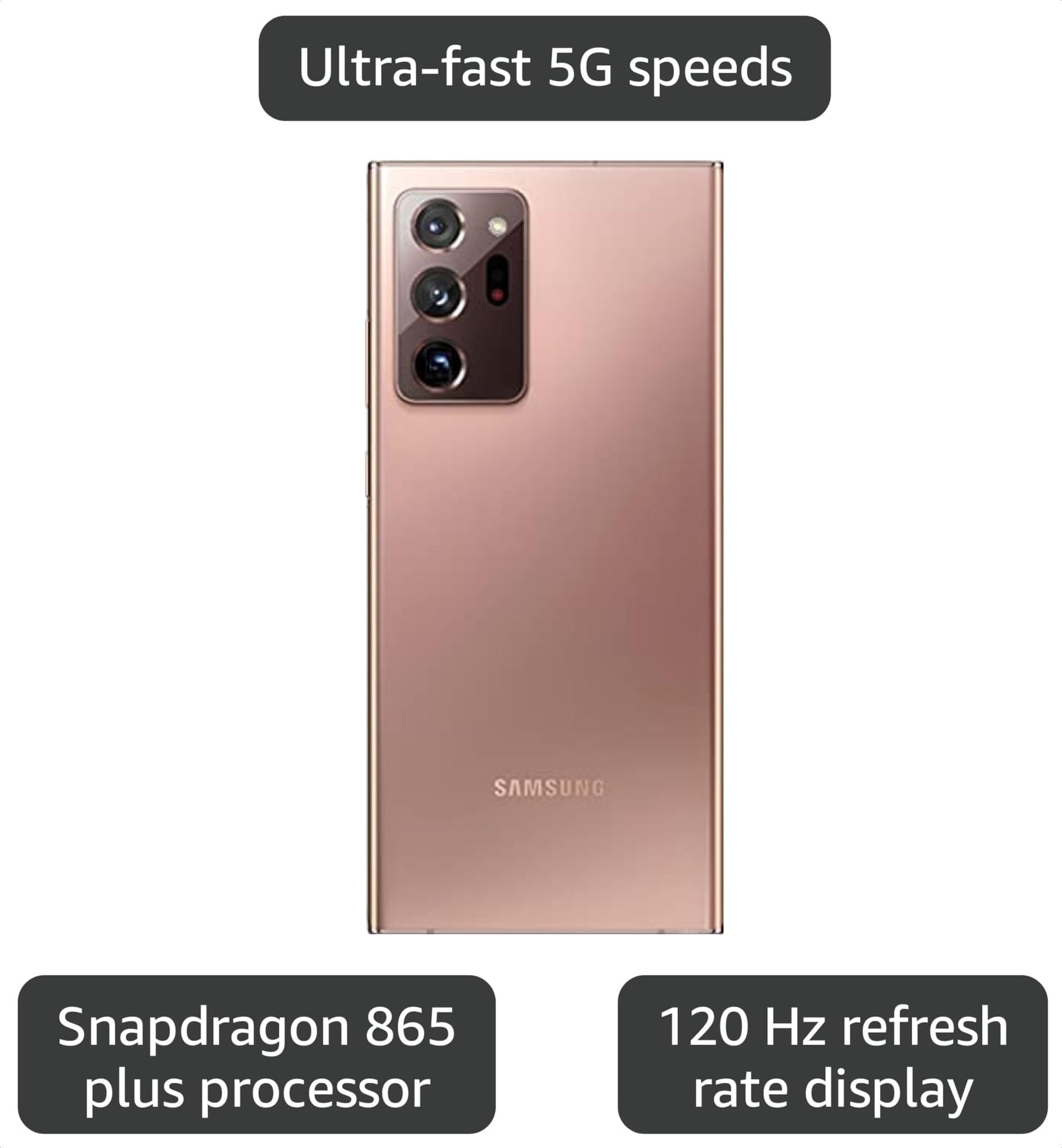 Amazon.com: Samsung Galaxy Note 20 Ultra, 128GB, Mystic Bronze